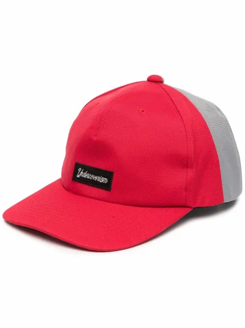 Undercover logo patch snapback cap Red UI1B4H01