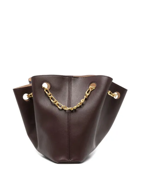 Nanushka chain-link top-handle tote Brown NW22PFBG04378