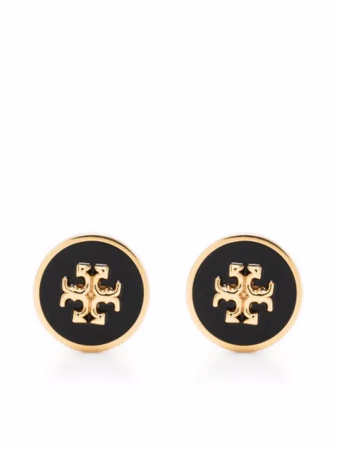 Tory Burch Icon enamel circle-stud earrings Gold 90547