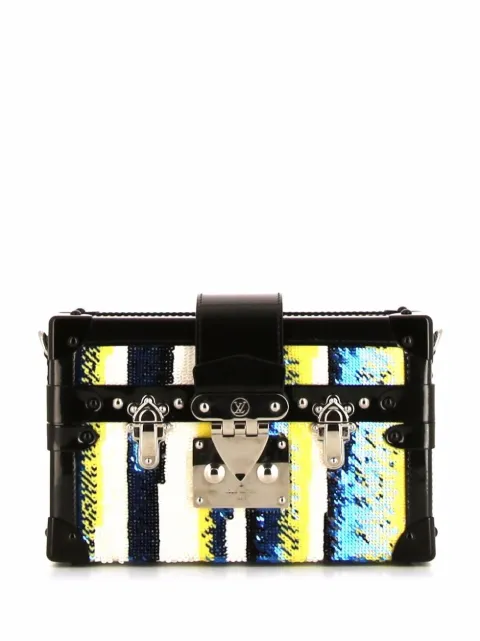 Louis Vuitton Pre-Owned mini trunk clutch Black 382747