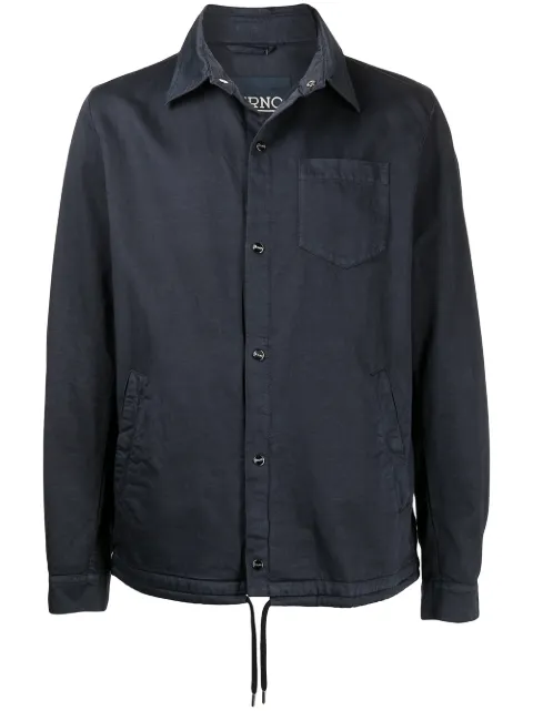 Herno button-down shirt jacket Blue GI000274U13147