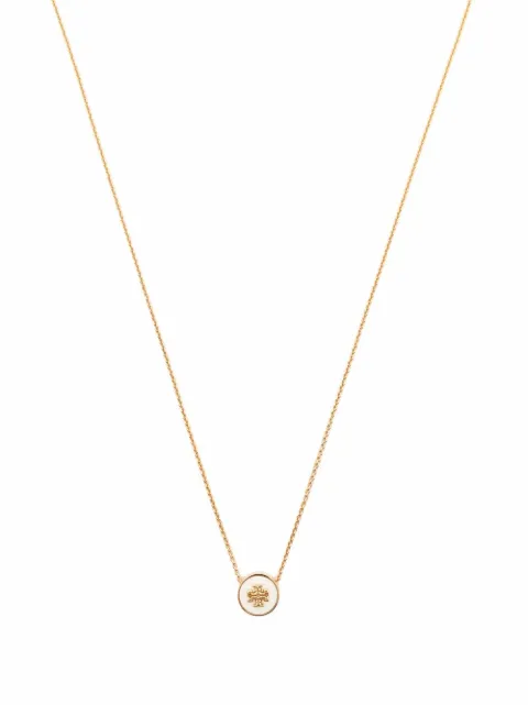 Tory Burch Icon enamel pendant necklace Gold 90549