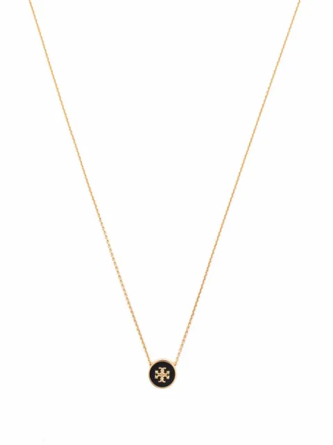 Tory Burch Kira enamel pendant necklace Gold 90549