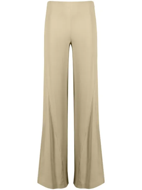 Jacquemus Le Pantalon Soffio flared trousers Neutrals 223PA0311071