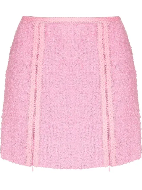 ROTATE BIRGER CHRISTENSEN Lina zip-detail mini skirt Pink RT1640