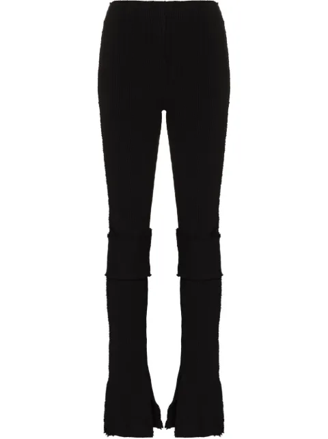Talia Byre Warm Up knitted flared trousers Black TAFW22PA01506372