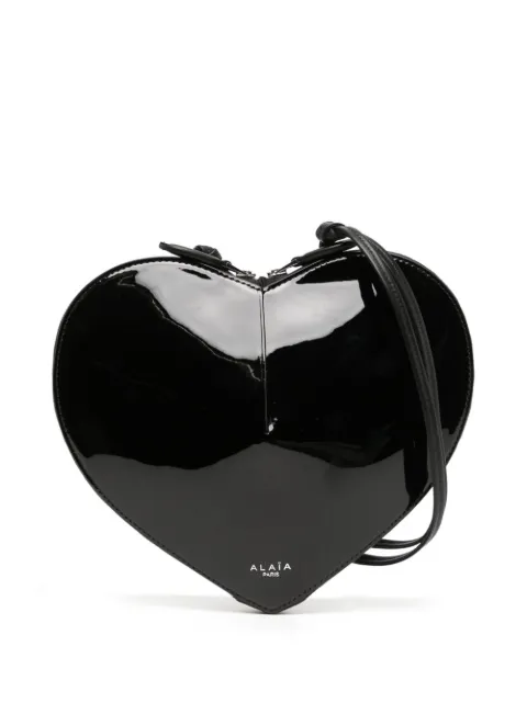Alaïa Le Cœur shoulder bag Black AA1P003CA189