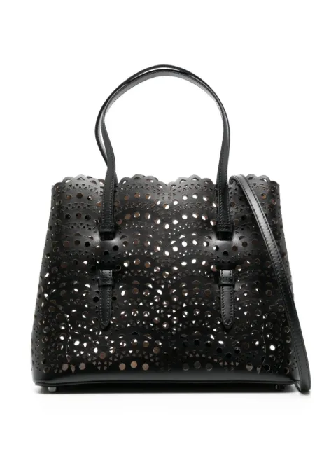 Alaïa medium Mina 25 vienne laser-cut tote bag AA1S06725C0A4