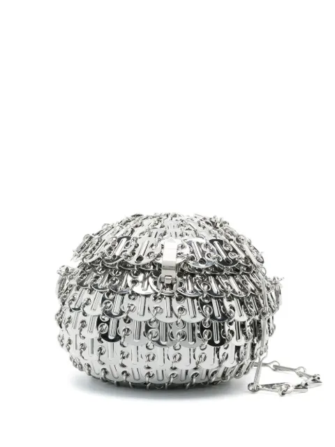 Rabanne 1969 Party Ball shoulder bag Silver 22ASS0316MET001