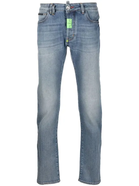 Philipp Plein Hexagon straight-cut jeans Blue FABCMDT3102PDE004N