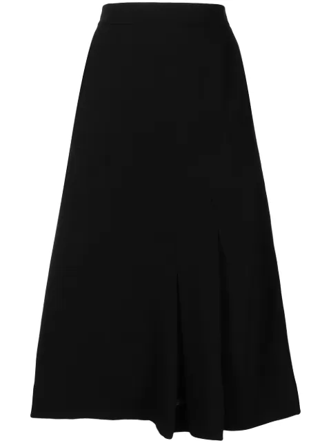 SHIATZY CHEN silk A-line skirt Black 123672