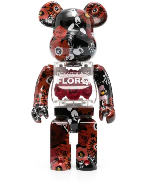 MEDICOM TOY Flor@ BE@RBRICK 400% figure Black 4530956602097