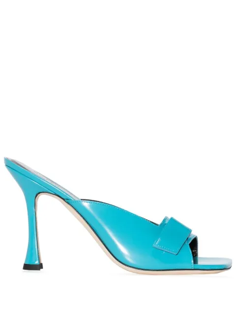 BY FAR open-toe stiletto-heel sandals Blue 22PFOLIAZW