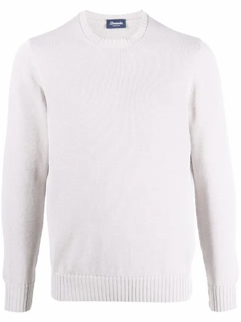 Drumohr round-neck jumper Grey D8Z103