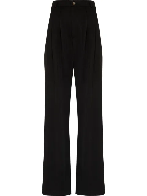 Reformation Mason high-waist wide-leg trousers Black 1305906BLK