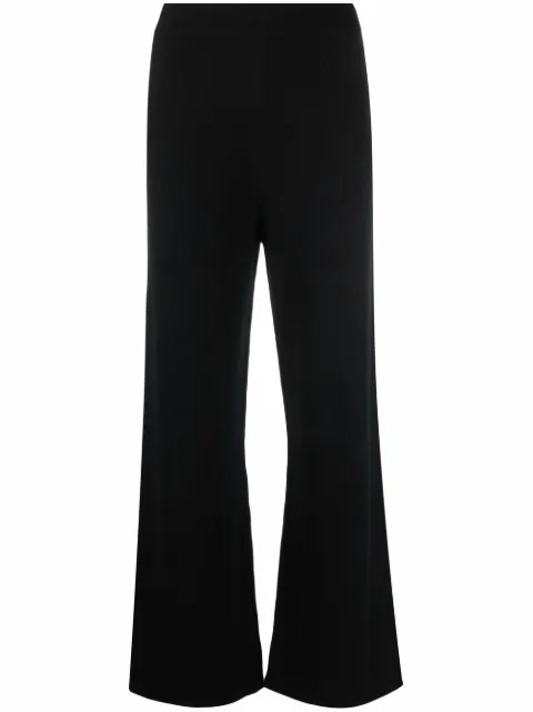 PAULA ribbed cashmere trousers Black 21CASHPAULA2