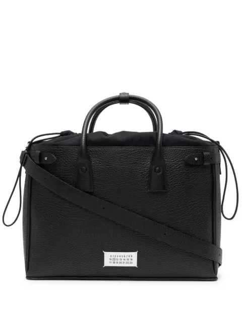 Maison Margiela 5AC leather tote bag Black SB1WD0001P4348