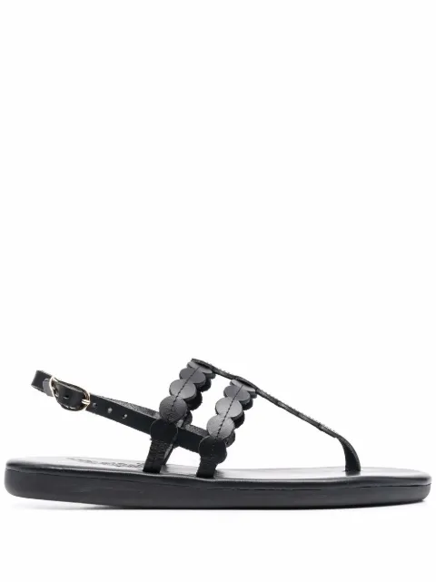 Ancient Greek Sandals slingback strap sandals Black DRYADVACHETTABLACK