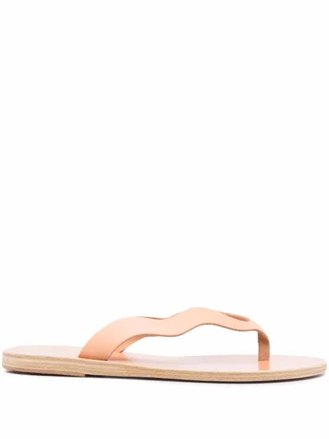 Ancient Greek Sandals leather flip flops Neutrals LACONIAVACHETTANATURAL