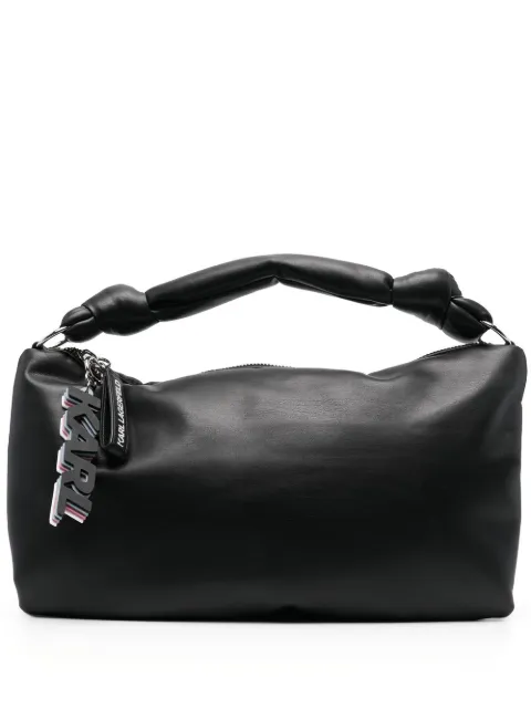 Karl Lagerfeld K/Knotted padded shoulder bag Black 225W3056999