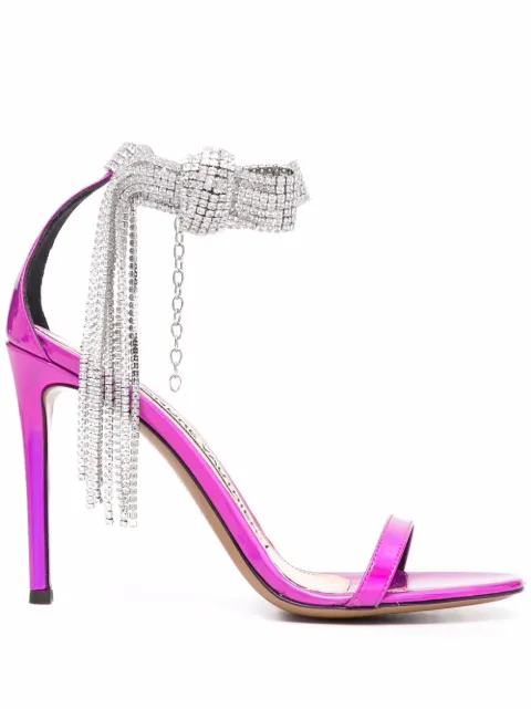 Alexandre Vauthier Diana crystal-embellished sandals Pink AVE2002