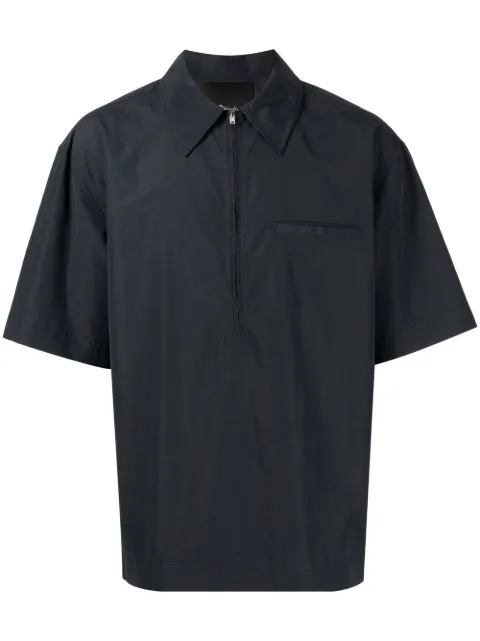 3.1 Phillip Lim half-zip polo shirt Black S2212345NSCM