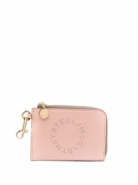 Stella McCartney logo coin zip-pouch Pink 7P0007W8856