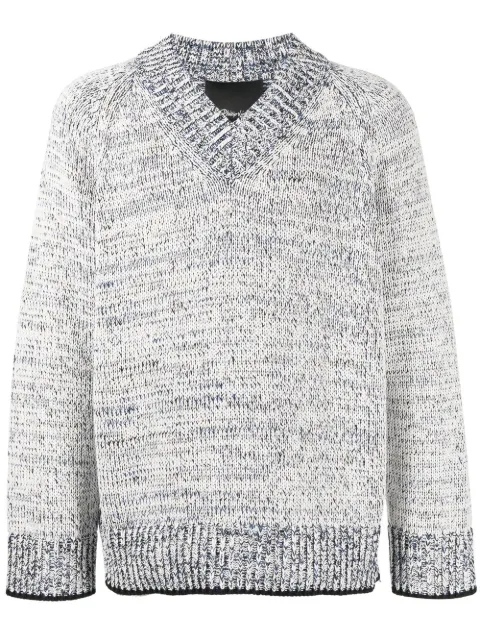 3.1 Phillip Lim marl-knit jumper White S2217540MCMM