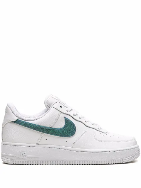 Nike Air Force 1 '07 ESS "Glitter Swoosh - Celery" sneakers White DH4407