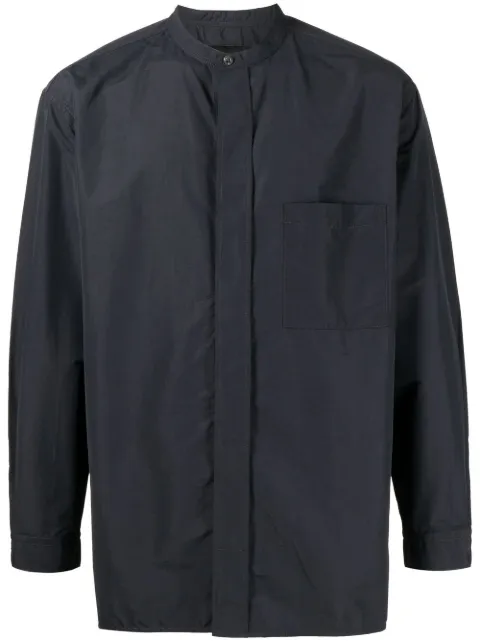 3.1 Phillip Lim band-collar shirt Black S2212460NSCM