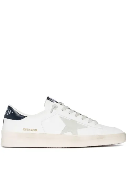 Golden Goose star-patch lace-up sneakers White GMF00128F000567