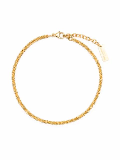 Saint Laurent Small Faceted cable-chain bracelet Gold 683471Y1500
