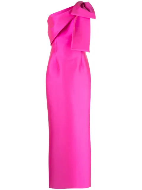 Sachin & Babi Bonnie one-shoulder gown Pink T241G25