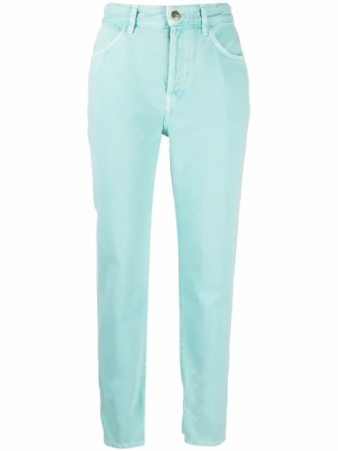 Washington Dee Cee logo-patch straight-leg jeans Blue PLWWC53G