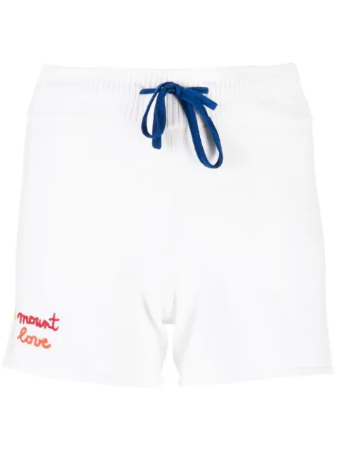 Rossignol embroidered-logo drawstring shorts White RLKWP25
