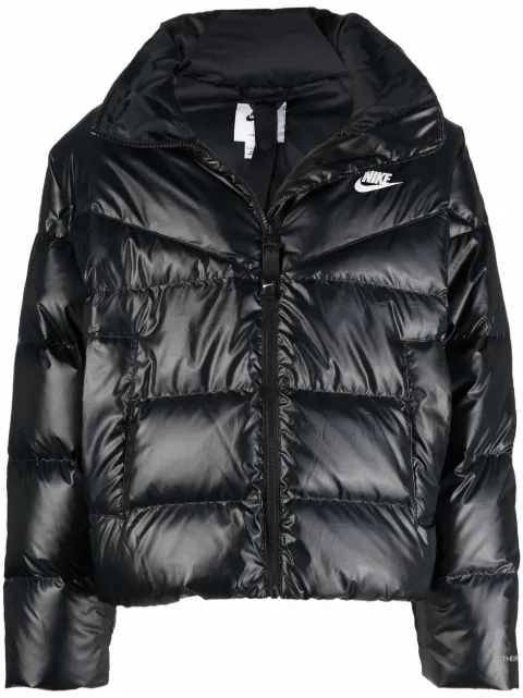 Nike chest logo-print jacket Black DH4079
