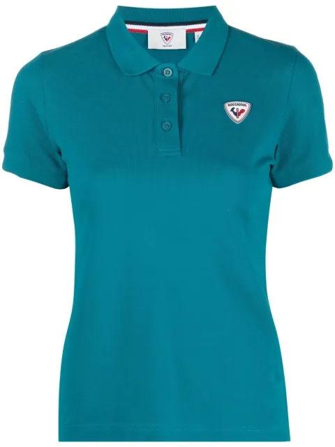 Rossignol logo-applique polo shirt Green RLKWY02