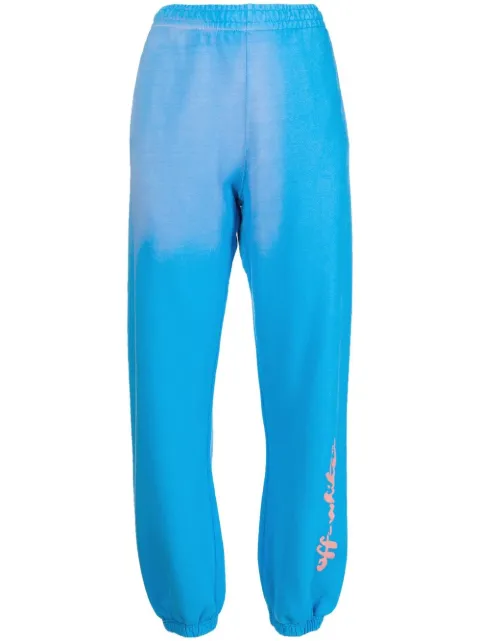 Off-White Painter logo-print track pants Blue OWCH006S22JER0044530