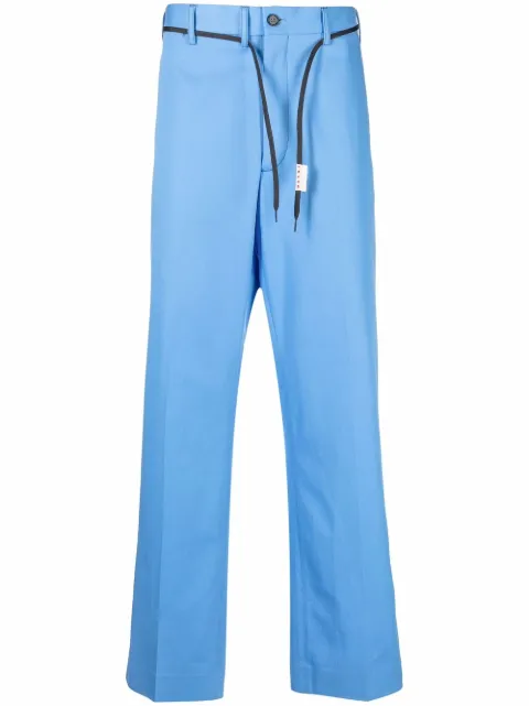 Marni tailored straight-leg trousers Blue PUMU0110A0UTC084