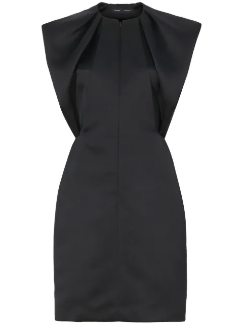 Proenza Schouler satin shift dress Black R2243029AY154S