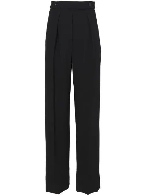 Proenza Schouler high waist crepe trousers Black R2246002BY116001
