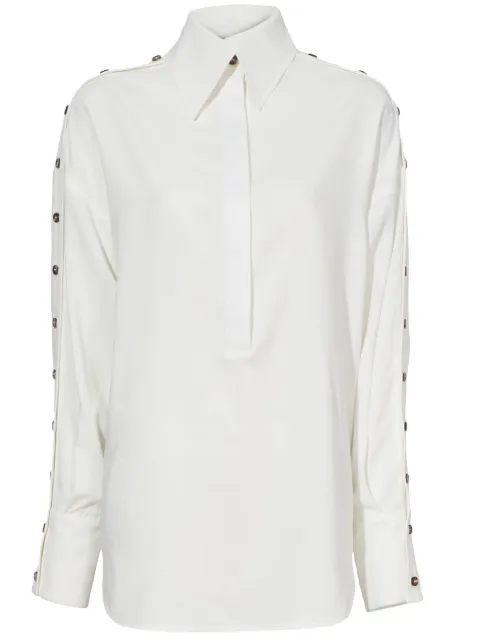 Proenza Schouler Marocaine silk shirt White R2244012BY242