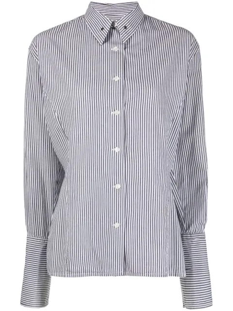 Jean Paul Gaultier Pre-Owned 1990s stripe-print shirt White JPGAU250K