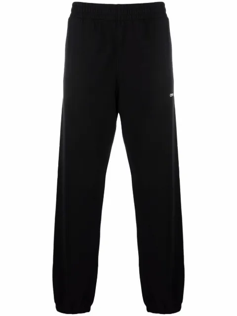 Off-White Wave Diagonal track pants Black OMCH029S22FLE0181001
