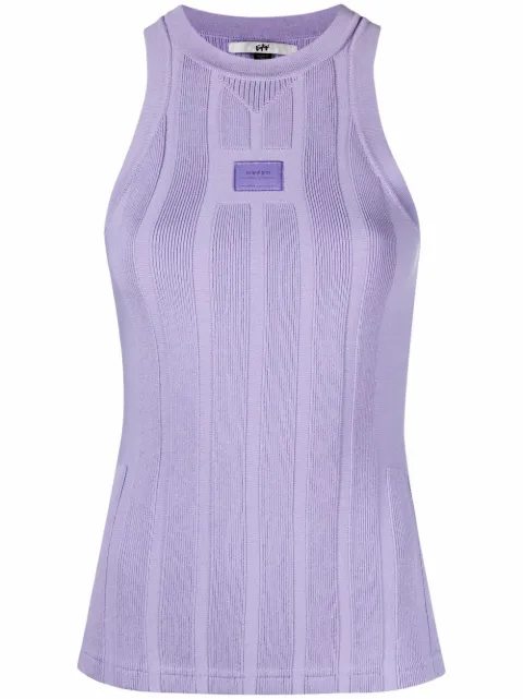 EYTYS Rancid ribbed-knit tank top Purple RANCID