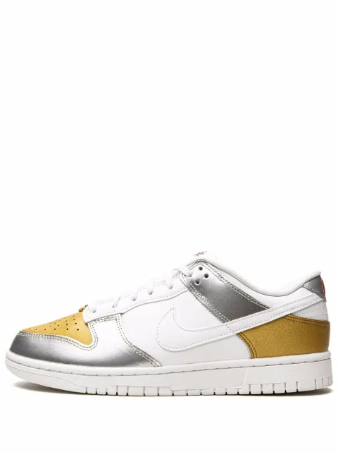 Nike Dunk Low "Gold White Silver" sneakers White DH4403