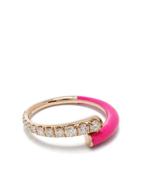 Melissa Kaye 18kt rose gold Lola diamond ring Gold R1903C