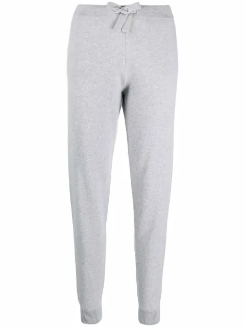 PAULA tapered-leg cashmere trousers Grey 21CASHPAULA1
