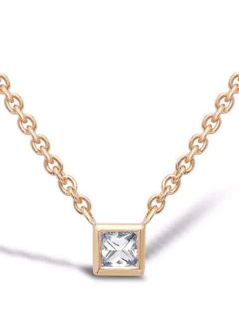 Pragnell 18kt rose gold RockChic diamond necklace Pink F0625