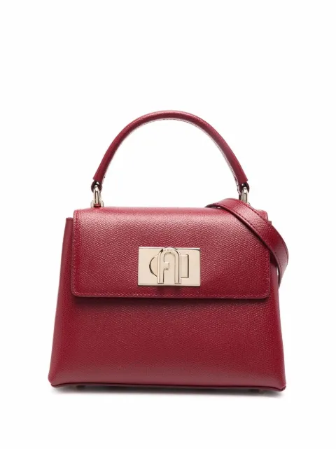 Furla leather fold-over tote bag Red WB00109ARE000